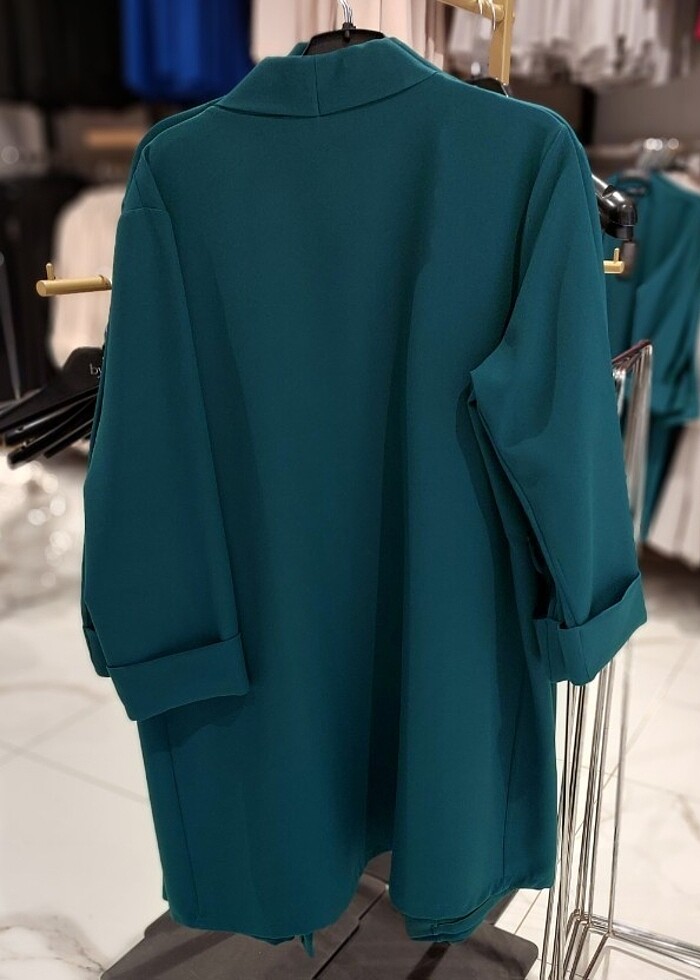 mevsimlik ince ceket boy 96 ikikoltukalti arasi 60 cm kol 50 cm - Görsel 2