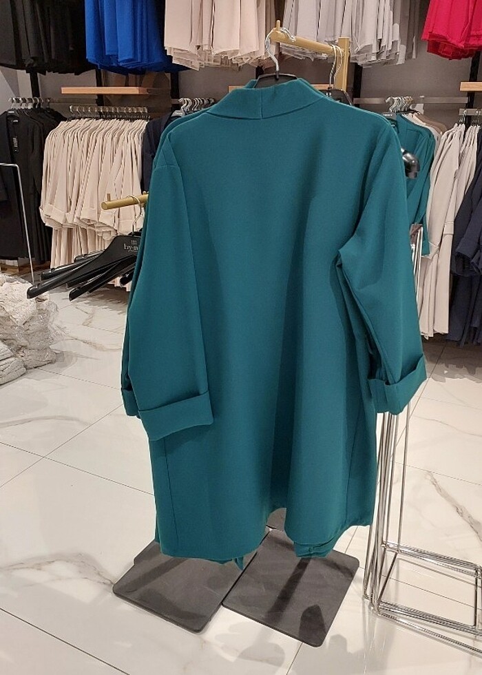 mevsimlik ince ceket boy 96 ikikoltukalti arasi 60 cm kol 50 cm - Görsel 5