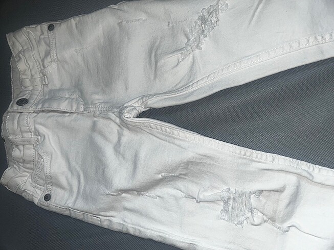 4 Yaş Beden beyaz Renk Zara beyaz jean
