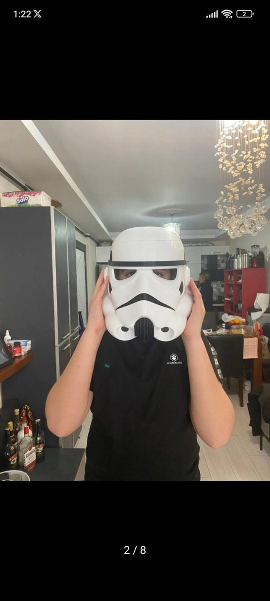 Stormtrooper maskesi - Görsel 2