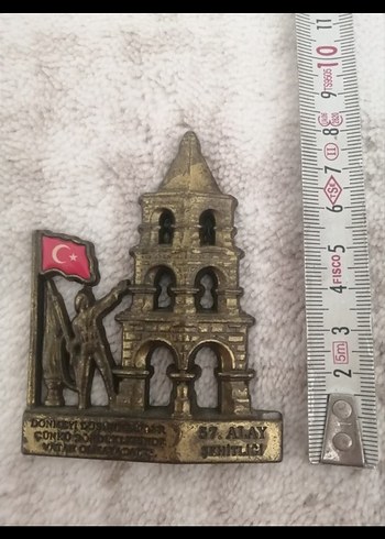 Antika 57. Alay Şehitliği Altın Renkli Figür - Görsel 4