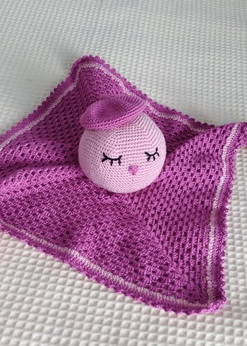 Diğer Pembe Örgüamigurumi uykucu çocuk oyuncagi