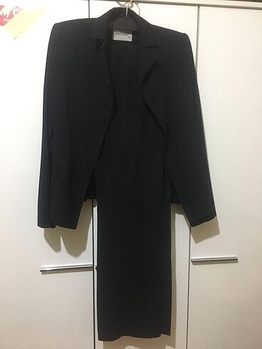 40 Beden FEVER marka ipek gabardin pantolon ceket