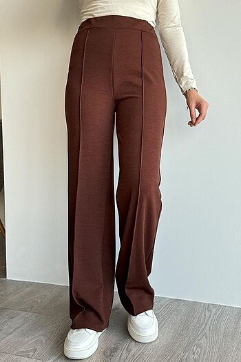 xxl Beden #Çımalı geniş paçalı beli Lastikli pantolon Krep kumaş pantolon#