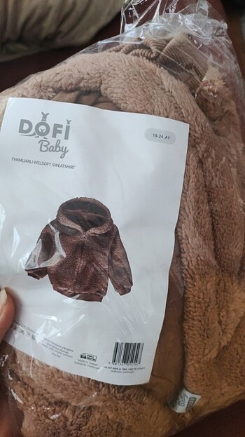 12-18 Ay Beden Fermuarlı sweatshirt