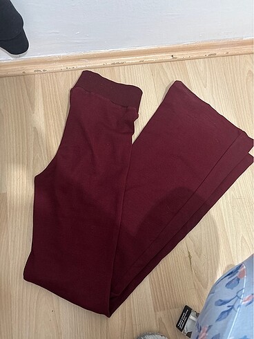 s Beden bordo Renk Bershka flare