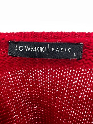 l Beden kırmızı Renk LC Waikiki Kazak / Triko %70 İndirimli.