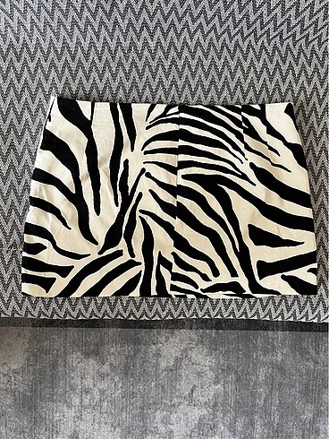 Mango Zebra desenli etek