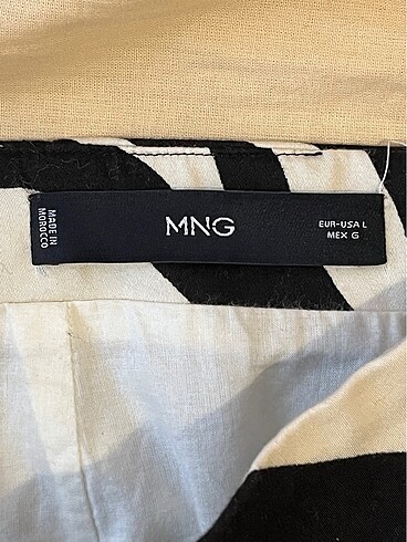 Mango Mango Zebra desenli etek