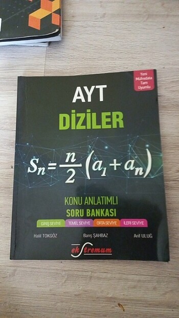 Ayt matematik diziler test kitabı