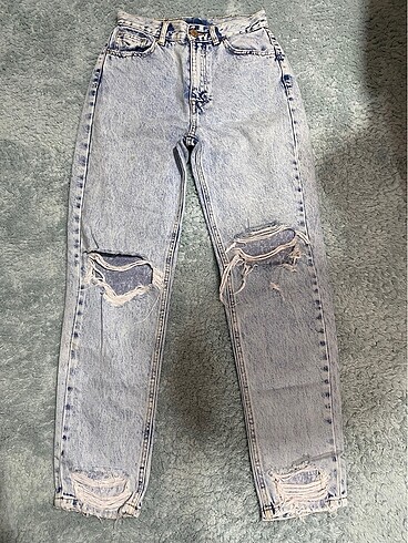 pull and bear kot yırtık pantolon