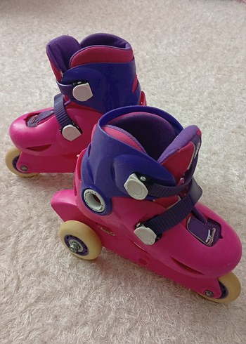 Renkli Pembe Çocuk Patenleri - Görsel 2