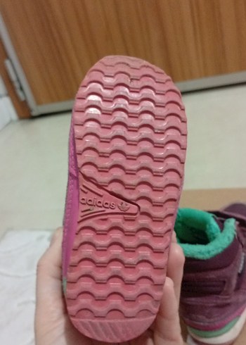 Kız Çocuk Renkli Bağcıksız Spor Ayakkabı - Görsel 6