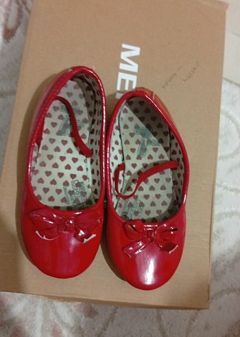 Kız Çocuk Kırmızı Fiyonklu Babet - Görsel 4