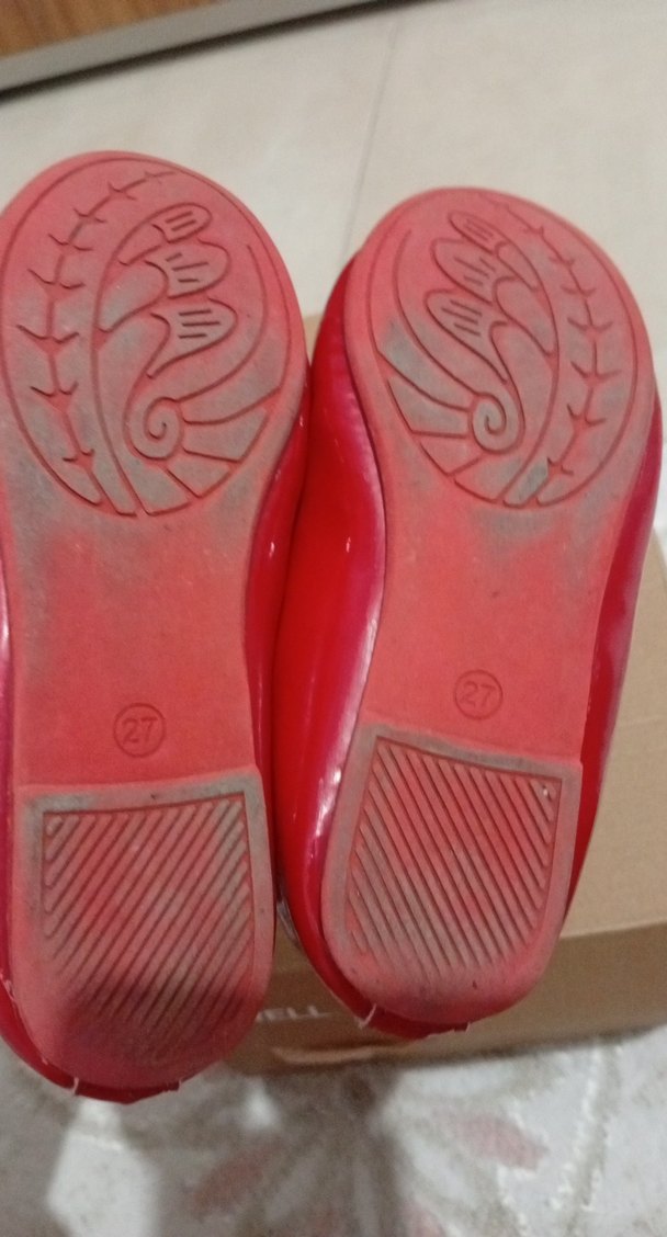 Kız Çocuk Kırmızı Fiyonklu Babet - Görsel 3