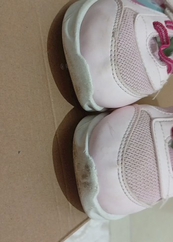 Kız Çocuk Renkli Baskılı Spor Ayakkabı - Görsel 3