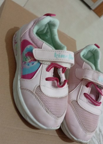 Kız Çocuk Renkli Baskılı Spor Ayakkabı - Görsel 2