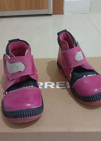 Pembe Çiçekli Kız İlk Adım Ayakkabısı - Görsel 4