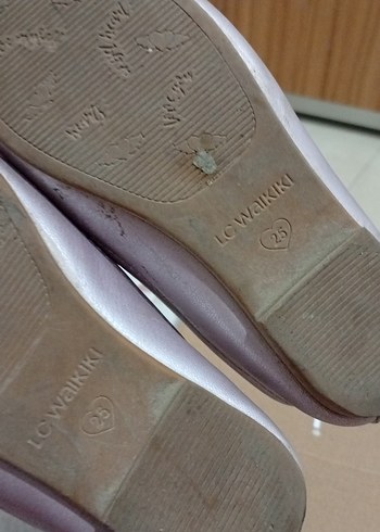 Kız Çocuk Baskılı Bej Babet Ayakkabı - Görsel 4