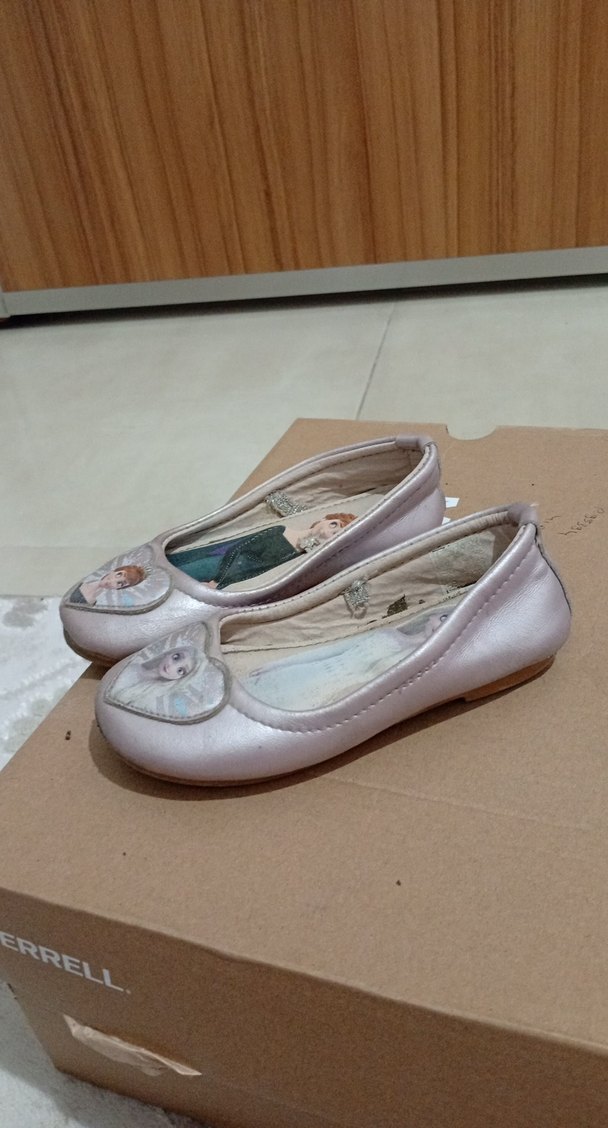 Kız Çocuk Baskılı Bej Babet Ayakkabı - Görsel 3