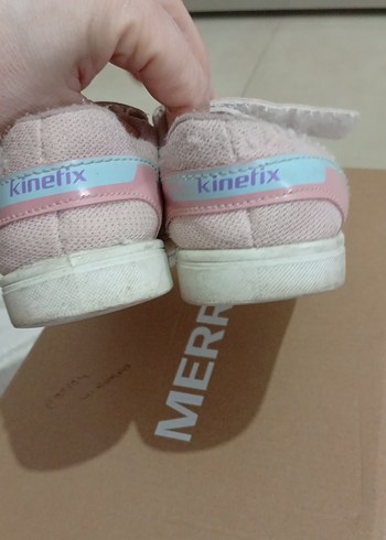 Kız Çocuk Pembe Cırtcırtlı Spor Ayakkabı - Görsel 3