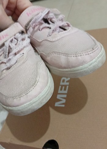Kız Çocuk Pembe Cırtcırtlı Spor Ayakkabı - Görsel 5