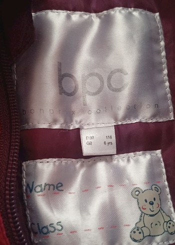 Bordo Fermuarlı Kız Kayak Tulumu - Görsel 2