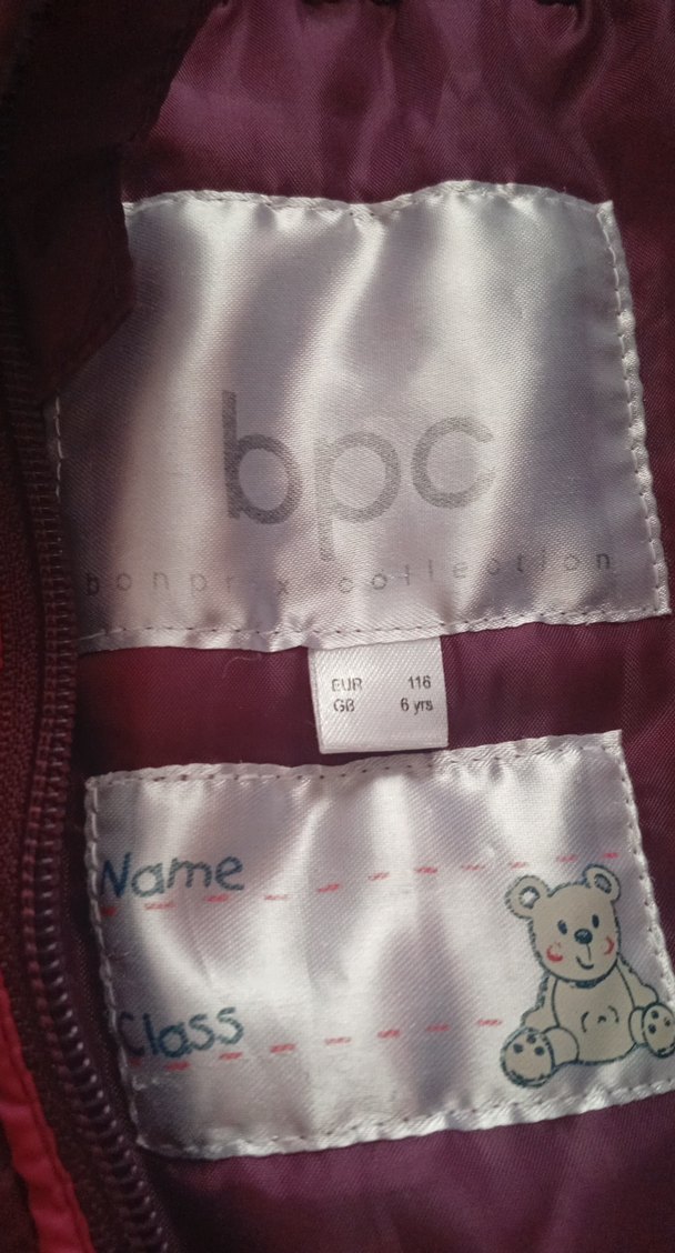 Bordo Fermuarlı Kız Kayak Tulumu - Görsel 2