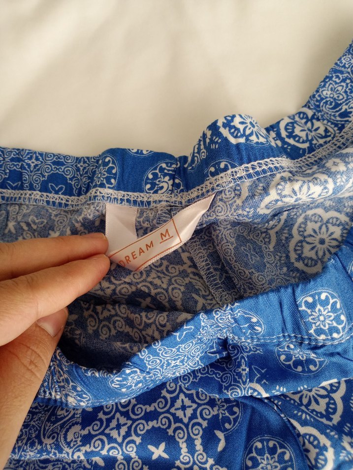 Rahat Kesim Mavi Bağlama Desenli - Görsel 2