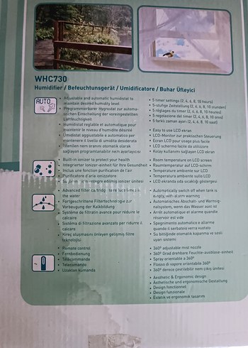 Mavi Havadar Nemlendirici ve Hava Temizleyici - Görsel 5