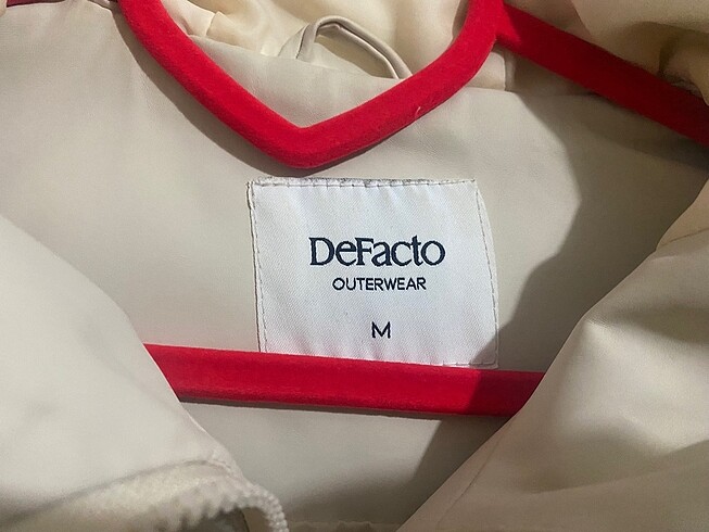 Defacto Bej rengi kapüşonlu ceket DEFACTO