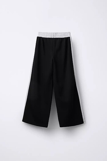 Zara ZARA ÇİZGİLİ ŞERİTLİ GENİŞ PAÇA PANTOLON