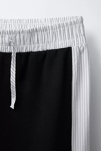 s Beden ZARA ÇİZGİLİ ŞERİTLİ GENİŞ PAÇA PANTOLON