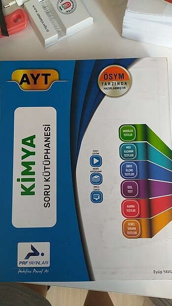 Paraf ayt kimya soru kütüphanesi