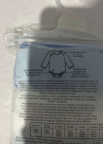 Bebek Erkek Uzun Kollu Pamuklu Body Seti - Görsel 4