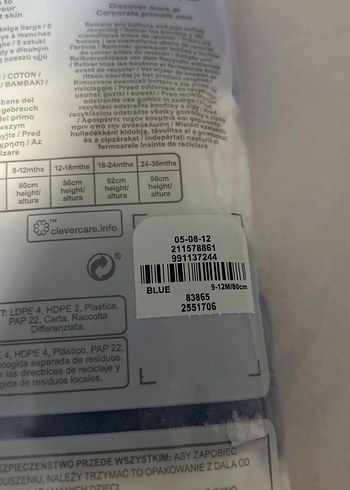 Bebek Erkek Uzun Kollu Pamuklu Body Seti - Görsel 6