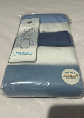 Bebek Erkek Uzun Kollu Pamuklu Body Seti - Görsel 7