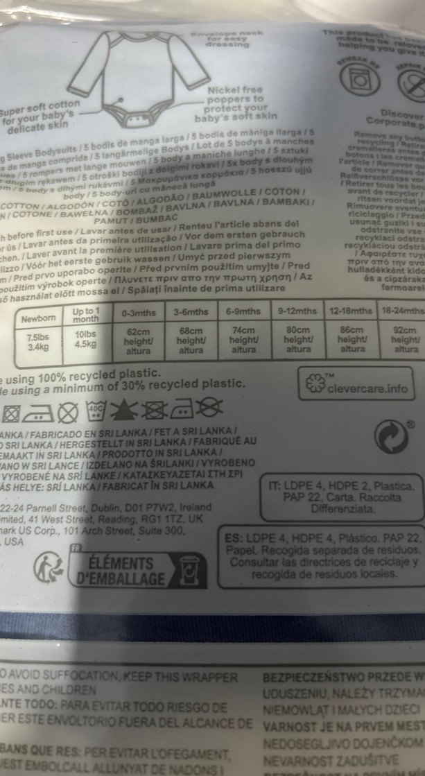 Bebek Erkek Uzun Kollu Pamuklu Body Seti - Görsel 5