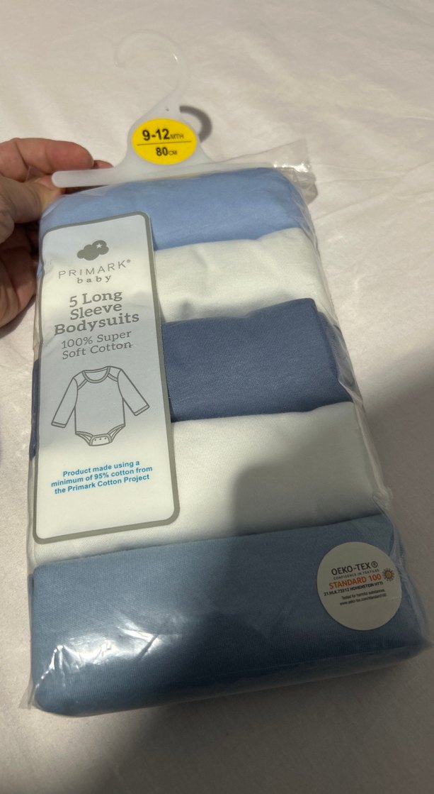 Bebek Erkek Uzun Kollu Pamuklu Body Seti - Görsel 3