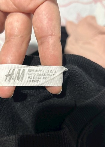 Siyah Pembe Rahat Kız Eşofman Takımı - Görsel 8