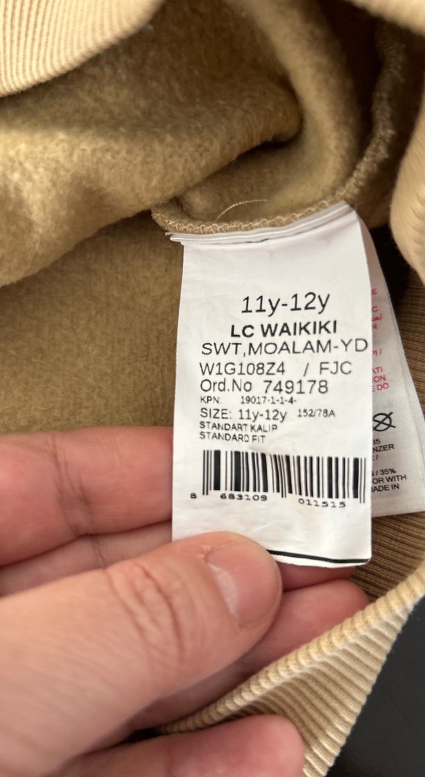 Baskılı  Kapüşonlu Sweatshirt - Görsel 5