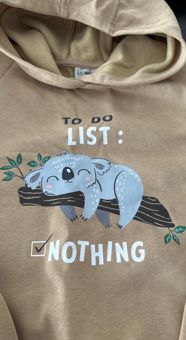 Baskılı  Kapüşonlu Sweatshirt - Görsel 2