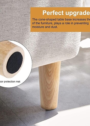 Beden 4 adet 13 cm mobilya ayağı Set