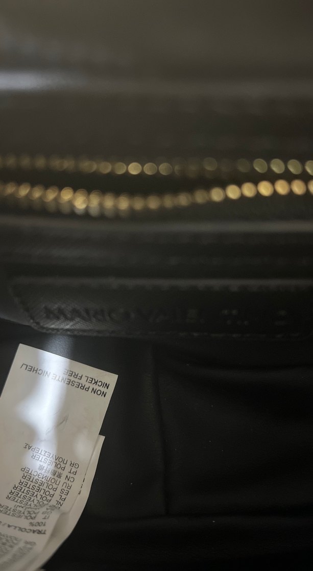 Orijinal Valentino Zincir Detaylı  Deri Kadın Çanta - Görsel 3