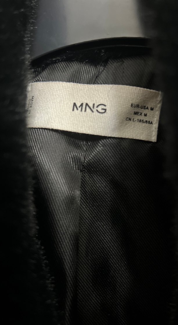 Mango Siyah Midi Boy Kadın Kürk - Görsel 2