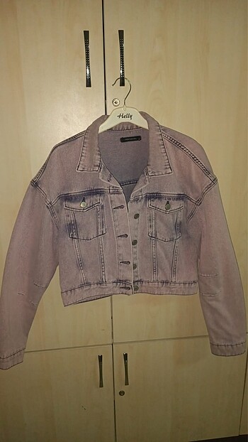 Crop ceket