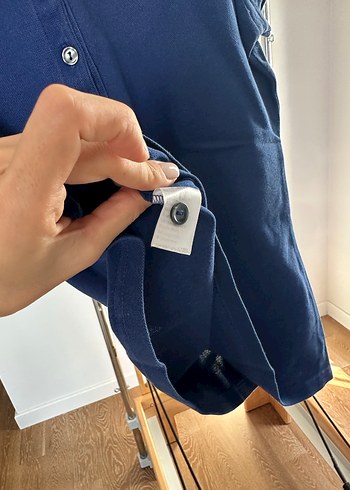 Kadın Lacivert Kısa Kollu Polo Tişört - Görsel 4