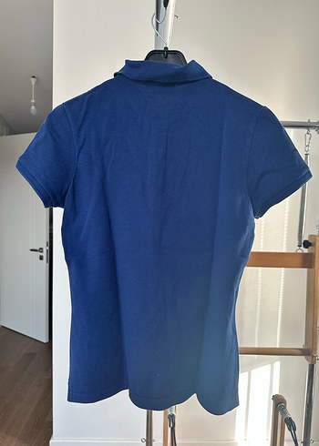 Kadın Lacivert Kısa Kollu Polo Tişört - Görsel 5