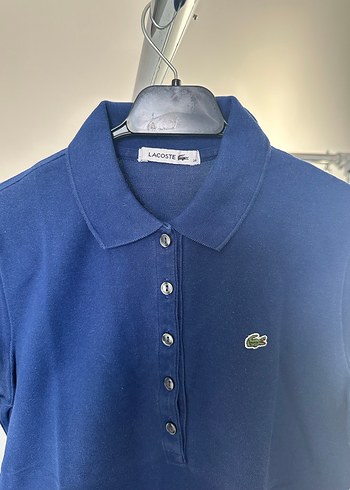 Kadın Lacivert Kısa Kollu Polo Tişört - Görsel 2