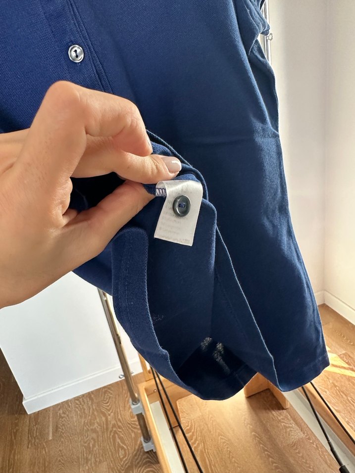 Kadın Lacivert Kısa Kollu Polo Tişört - Görsel 4